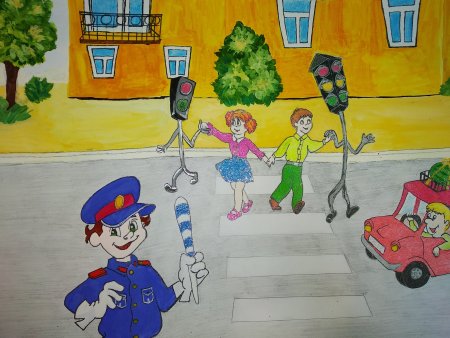 Конкурс рисунков дорога безопасности