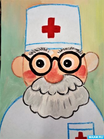 Рисование добрый доктор Айболит