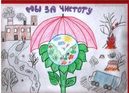 Плакат Защитим свою планету