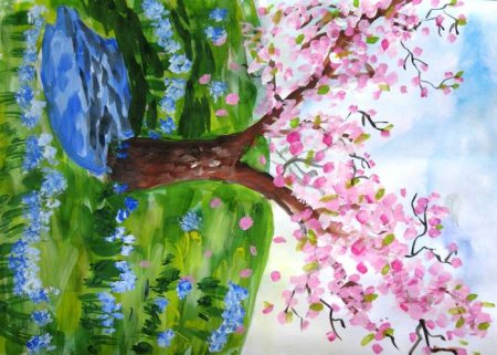 Рисование Весна