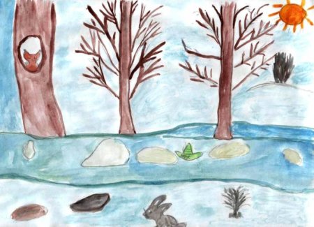 Рисование на тему Весна