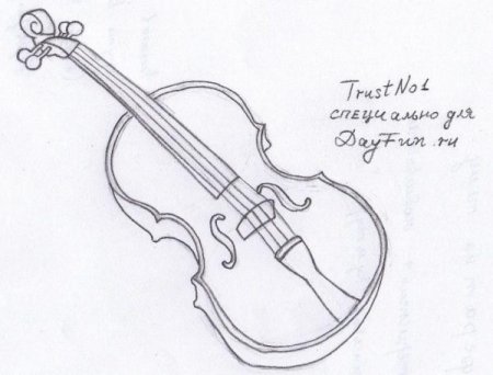 Музыкальные инструменты рисунки карандашом