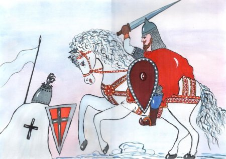 Рисунок про войну легкий