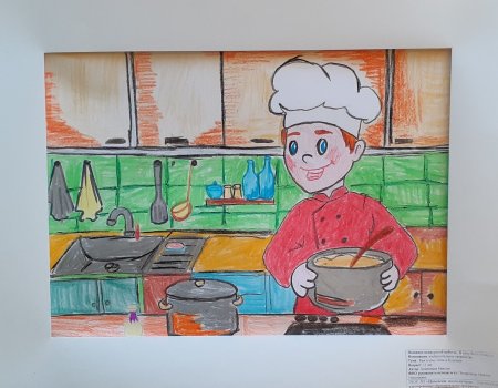 Рисование по теме повар в средней группе