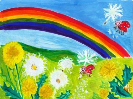 Рисование с детьми на тему лето