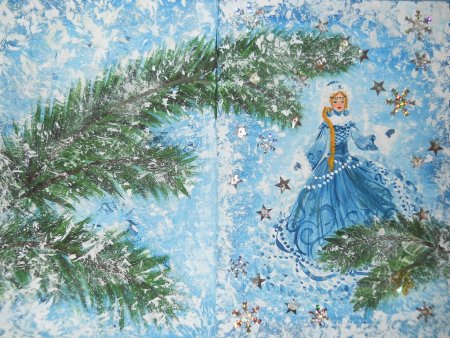 Рисунок на тему волшебница зима
