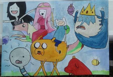 Мой любимый мультфильм рисунок