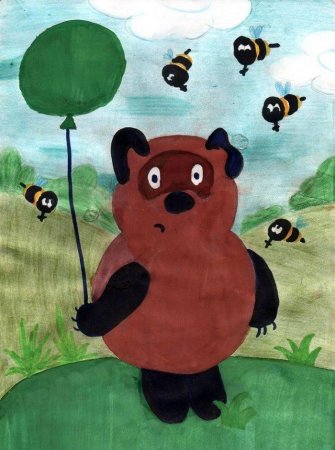 Любимый литературный герой Винни пух