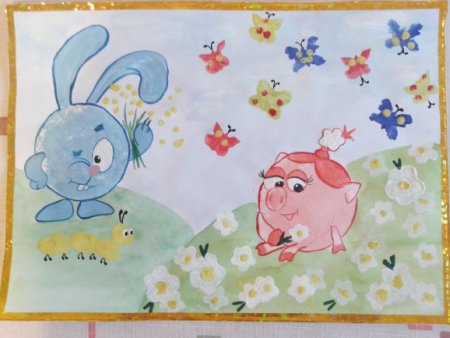 Рисование мой любимый мультфильм