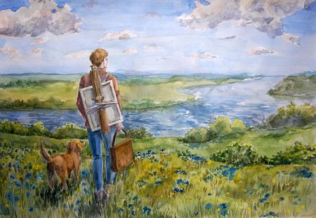 Рисунок на казачью тему