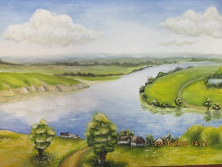 Пейзаж Донской с курень