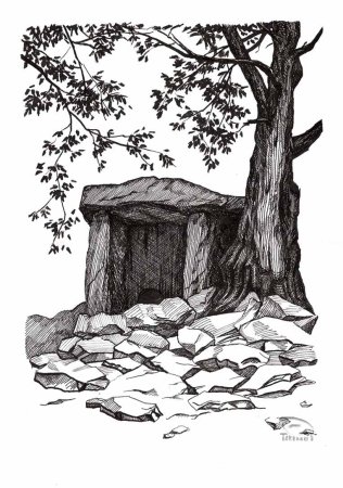 Дольмен набросок