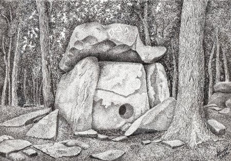 Дольмены Геленджик рисунок