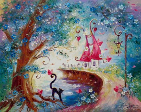 Сказочный мир гуашью