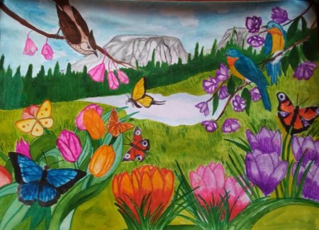 Рисунок на тему природа