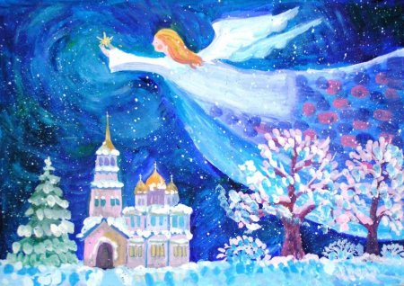 Рождественские рисунки