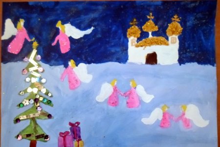 Вифлеемская звезда рисунок на конкурс