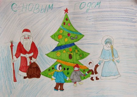Рисунки на новый год