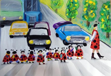 Рисунки по ПДД