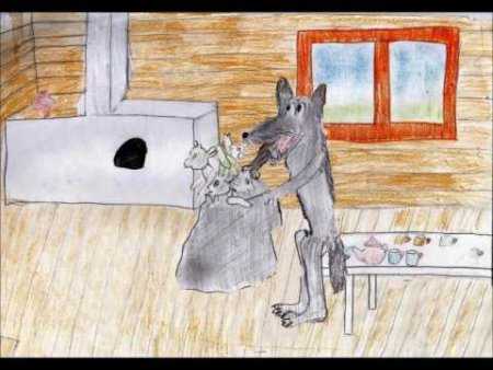 7 Козлят раскраска