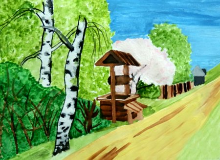 Родной природы уголок рисунки