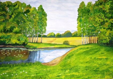 Родной край рисунок