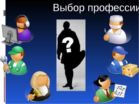 Выбор будущей профессии
