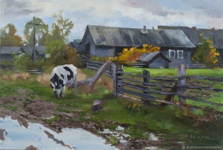 Пейзаж деревни