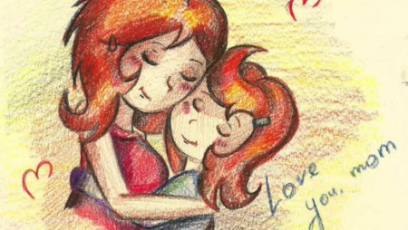 Рисунок ко Дню матери