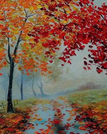 Золотая осень рисунок