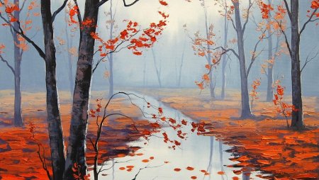 Ветка рябины рисование в подготовительной группе