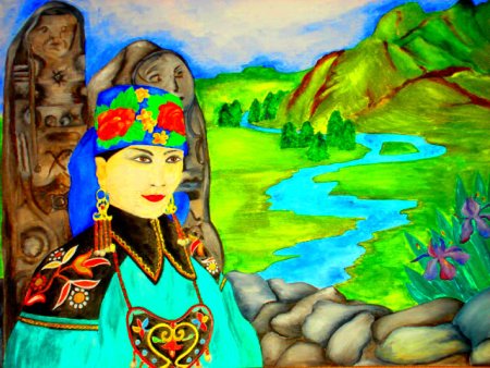 Природа Хакасии рисунки