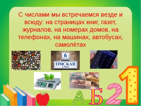 Проект числа вокруг нас