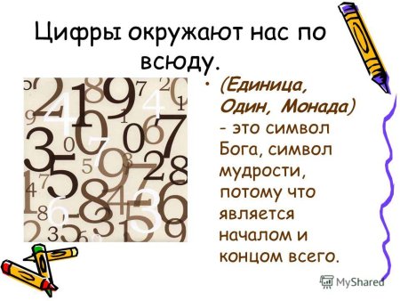 Проект числа вокруг нас