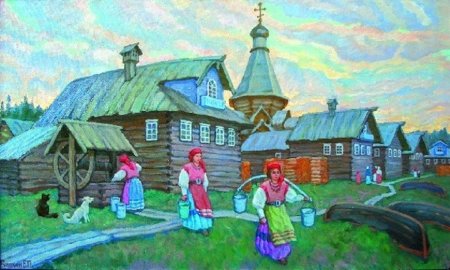 Русская деревня в древности