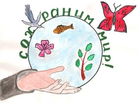 Рисунок на тему защита природы