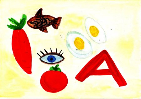 Рисунок на тему витамины