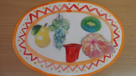 Рисование витаминная тарелка