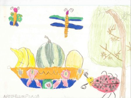 Конкурс рисунков витамины на тарелке