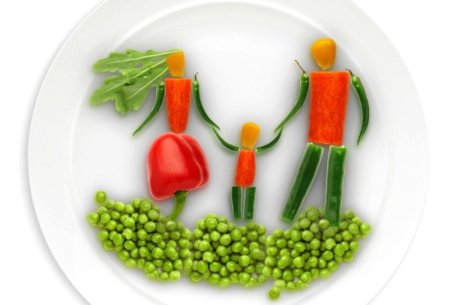 Аппликация на тему здоровое питание