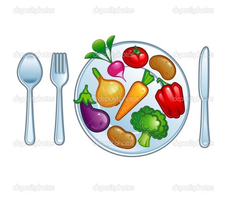 Фрукты на тарелке рисование