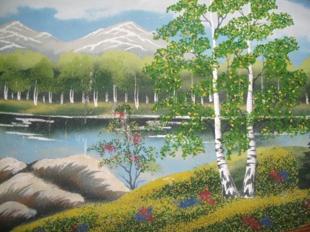 Рисование на тему родной край