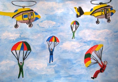 Рисование воздушный транспорт