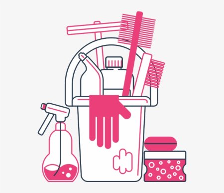 Инвентарь для уборки вектор