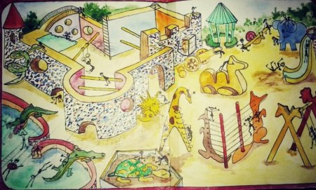 Эскиз детского городка