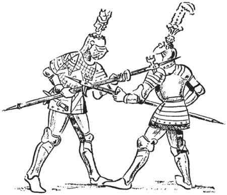 Крестоносец карандашом