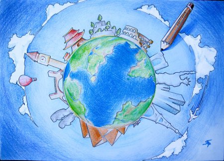 Рисование на тему путешествие