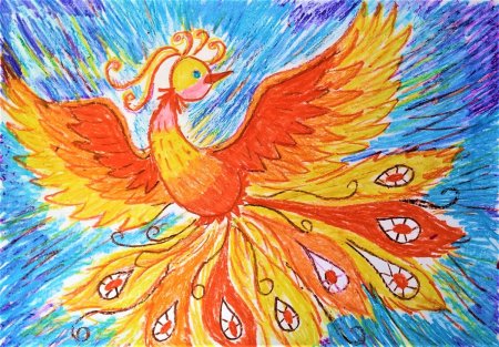 Рисование Волшебная птица