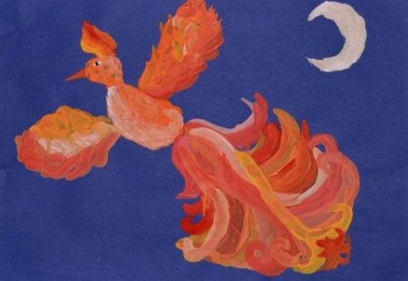 Рисование в подг гр Волшебная птица