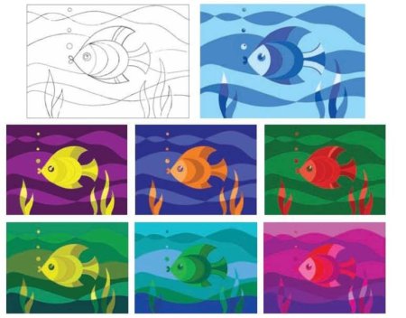 Цветоведение контраст и нюанс